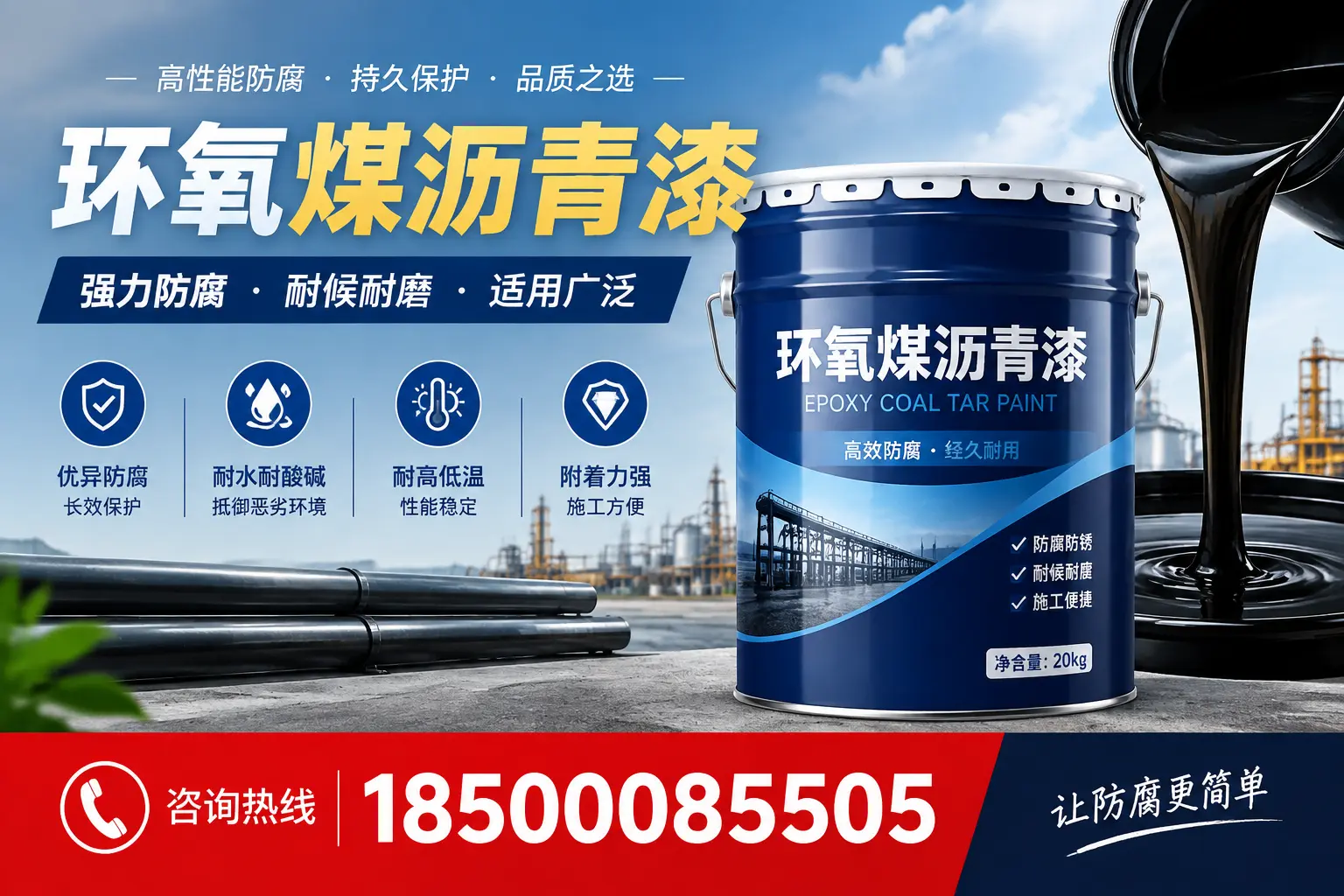 环氧煤沥青漆在不同气候条件下的表现分析，固安适用性
