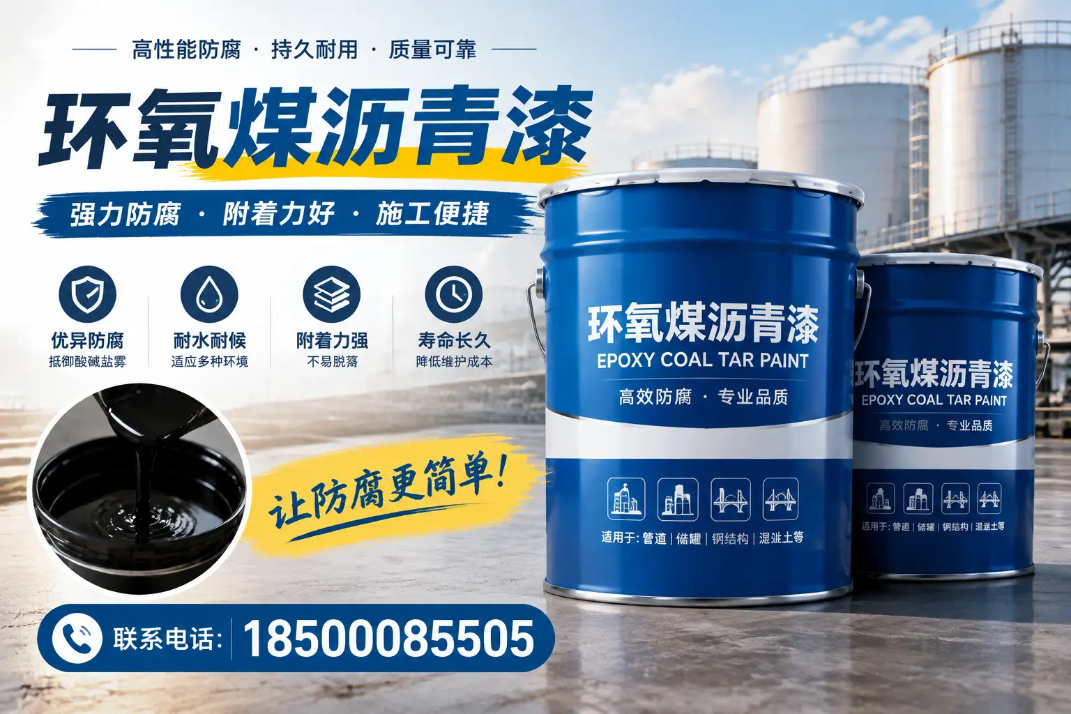 环氧煤沥青漆的环保性分析,固安企业的选择依据